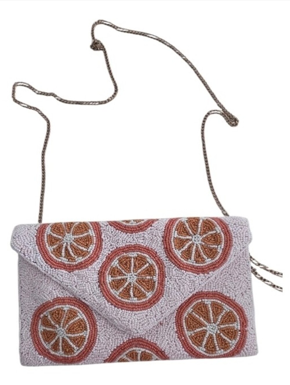 Viral Anthropologie Beaded Shoulder Purse New Sincerely Jules - Picture 1 of 8